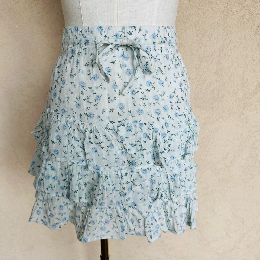 BP Floral Ruffle Skirt